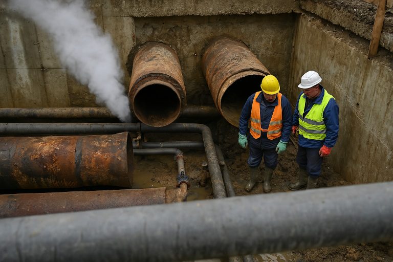 Lucrări de reparație la rețeaua de termoficare din București, cu oprirea apei calde și a încălzirii în mai multe blocuri