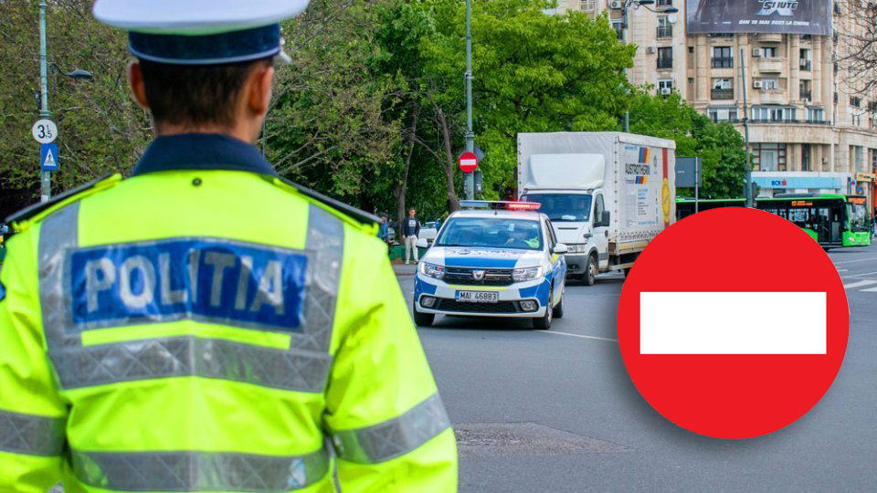 restricții de trafic în București în weekendul 29-30 martie 2025 din cauza evenimentelor publice