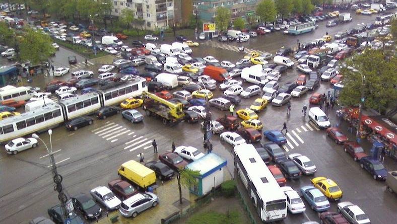blocaj in trafic in Bucuresti