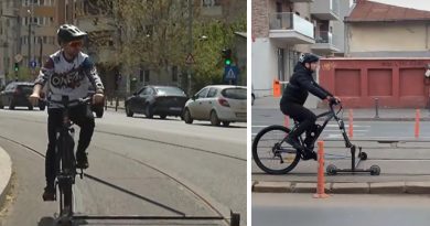 Invenția urbană a unei biciclete pe șine de tramvai în București, ca soluție alternativă la traficul aglomerat