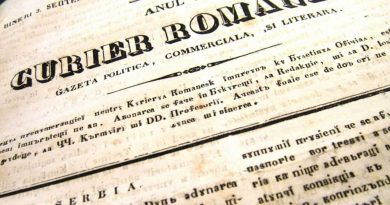 Prima pagină a CurieruluiRomânesc