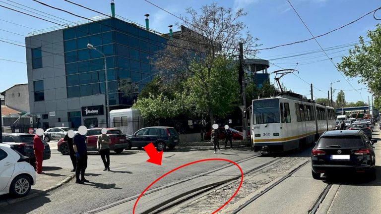 Transportul public sub semnul pericolului: șină dilatată pe Strada Reînvierii, un nou caz grav