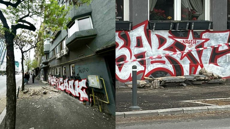 incident tencuială București pericol fațadă clădire