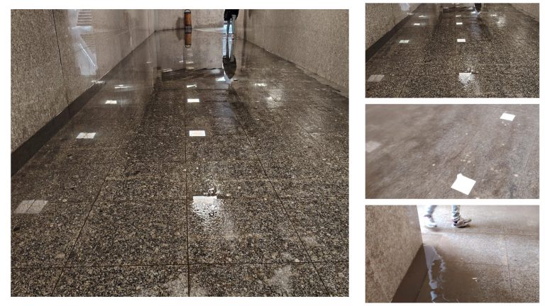 Pasajul de la Piaţa Sudului, inundat