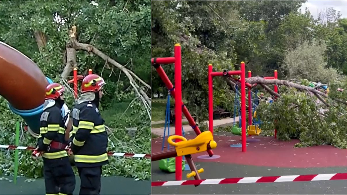 incident grav parc tineretului