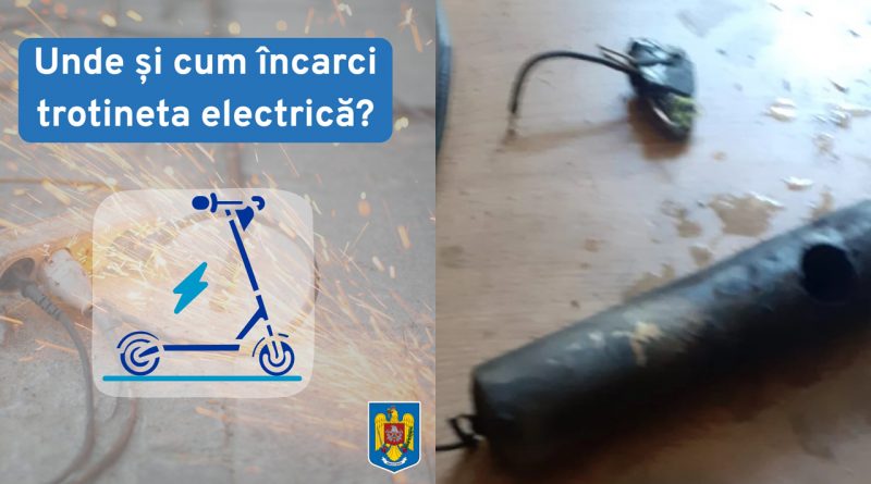 explozie trotinetă electrică bucurești incendiu apartament