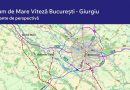 Harta Drumului de Mare Viteza Bucuresti Giurgiu