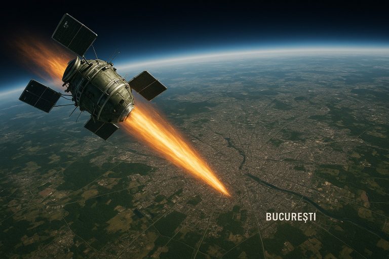 Kosmos 482 peste Bucuresti