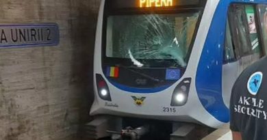 Ciocnire sinucigas cu metrou