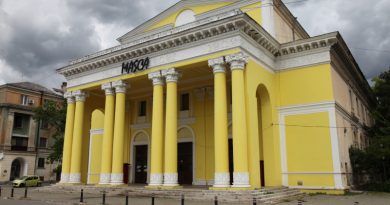 Fatada cladirii Teatrului Masca