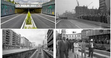 Imagini de la inaugurarea pasajului unirii