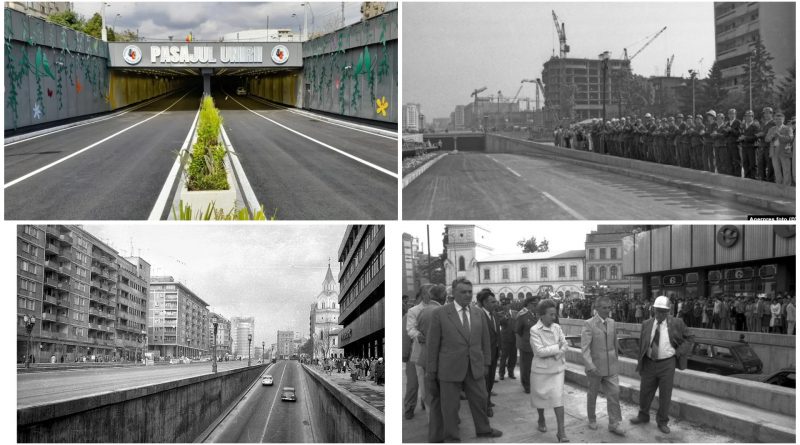 Imagini de la inaugurarea pasajului unirii