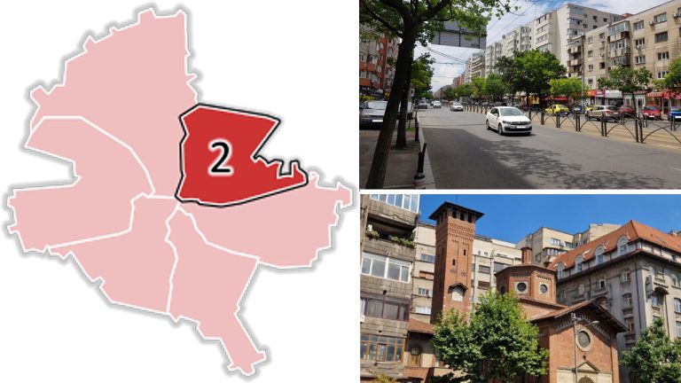 Sectorul 2 București – hartă, străzi principale și clădiri emblematice
