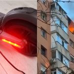 Trotinetă electrică lăsată la încărcat în interior și incendiu izbucnit într-un apartament de bloc