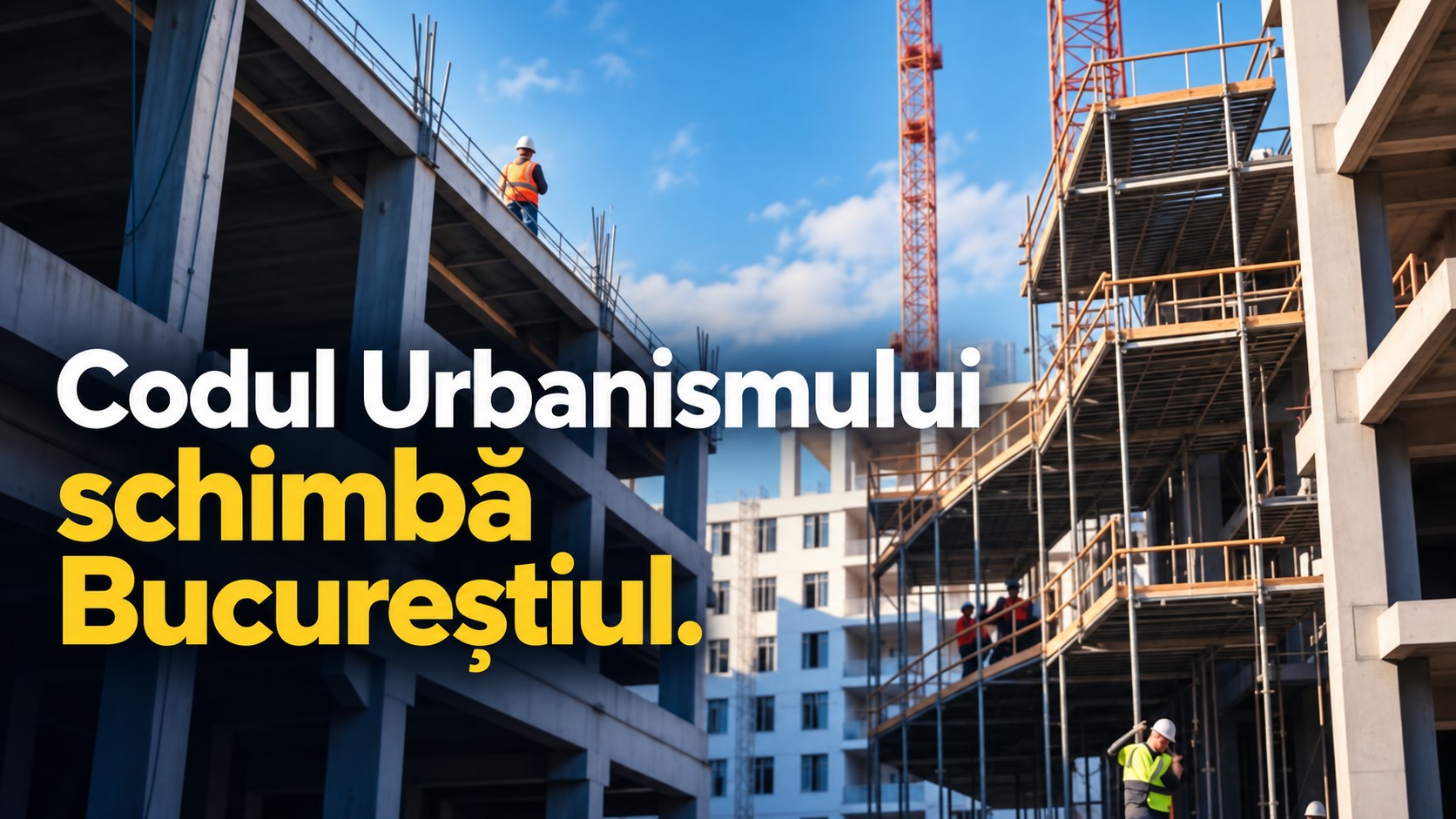 Codul Urbanismului schimbă Bucureștiul – șantier de construcții și dezvoltare urbană